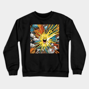 happy explosion Crewneck Sweatshirt